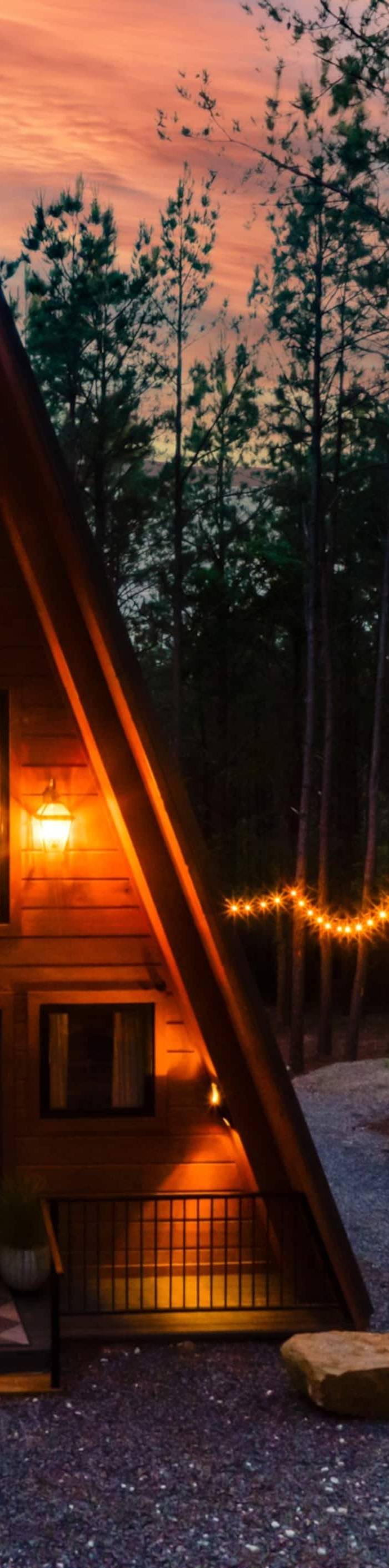 Romantic Luxury A-Frame Cabin in the Pines — photo 3